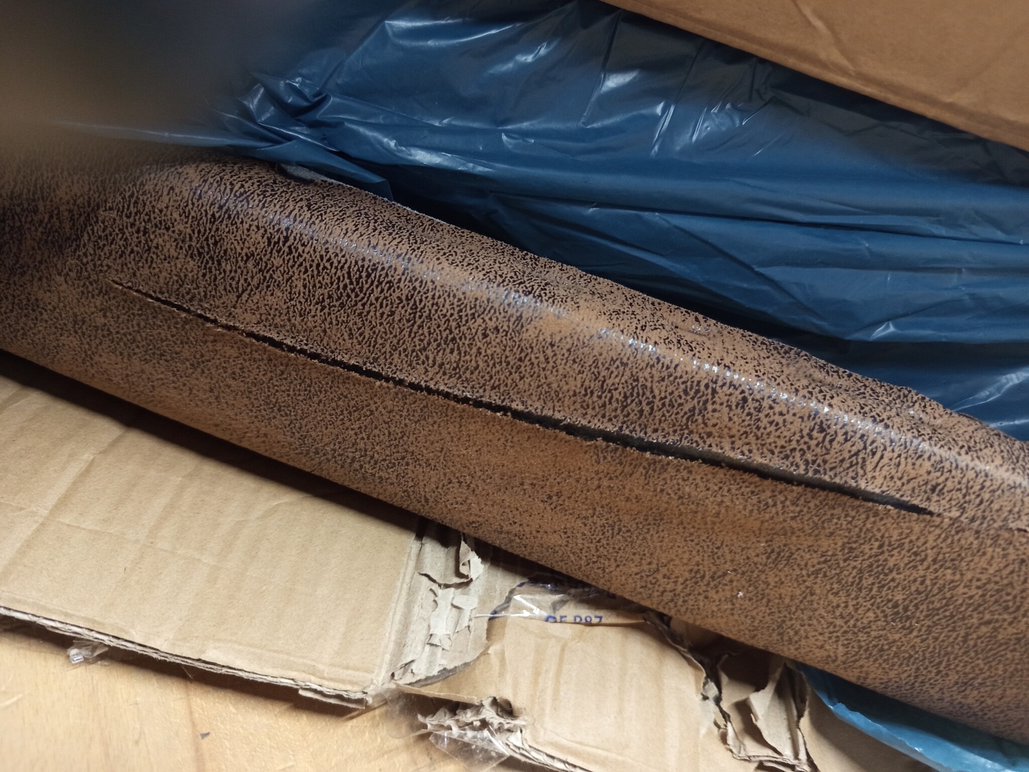 vidaXL Bankje 120 cm kunstsuède bruin