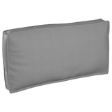 vidaXL Kussen Oxford Stof Grijs 120 x 60 x 12 cm