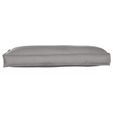 vidaXL Kussen Oxford Stof Grijs 120 x 60 x 12 cm