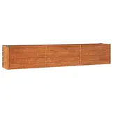 vidaXL Plantenbak verhoogd 240x40x45 cm cortenstaal roestig