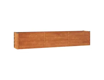 vidaXL Plantenbak verhoogd 240x40x45 cm cortenstaal roestig