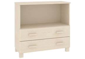 Houten Dressoir HAMAR 85x35x80cm Grenenhout - 32% Korting!