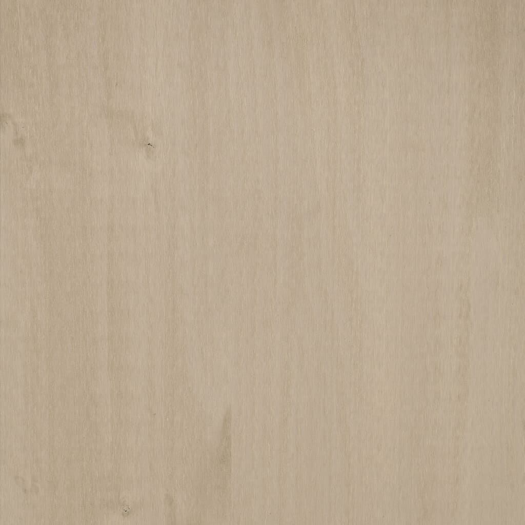 vidaXL Dressoir HAMAR 85x35x80 cm massief grenenhout honingbruin