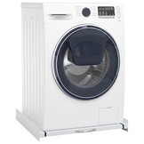 vidaXL Wasmachinestapelset met uittrekbaar schap