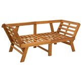 vidaXL 3-in-1 Tuinbank met Kussens 162 x 72 x 65 cm Massief Acaciahout