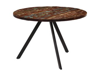 vidaXL Eettafel 110x75 cm massief gerecycled hout