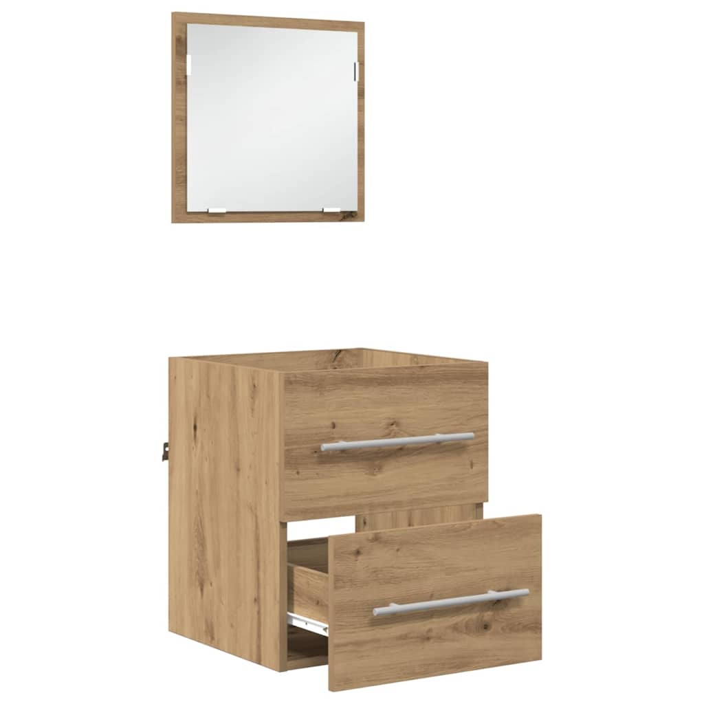 vidaXL Badkamermeubelset Bruin 41 x 38,5 x 48 cm
