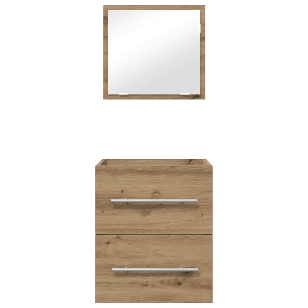 vidaXL Badkamermeubelset Bruin 41 x 38,5 x 48 cm