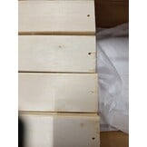 vidaXL Bedframe massief grenenhout wit 140x200 cm