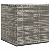 vidaXL Tuinbox 100x97,5x104 cm polyetheen rattan grijs