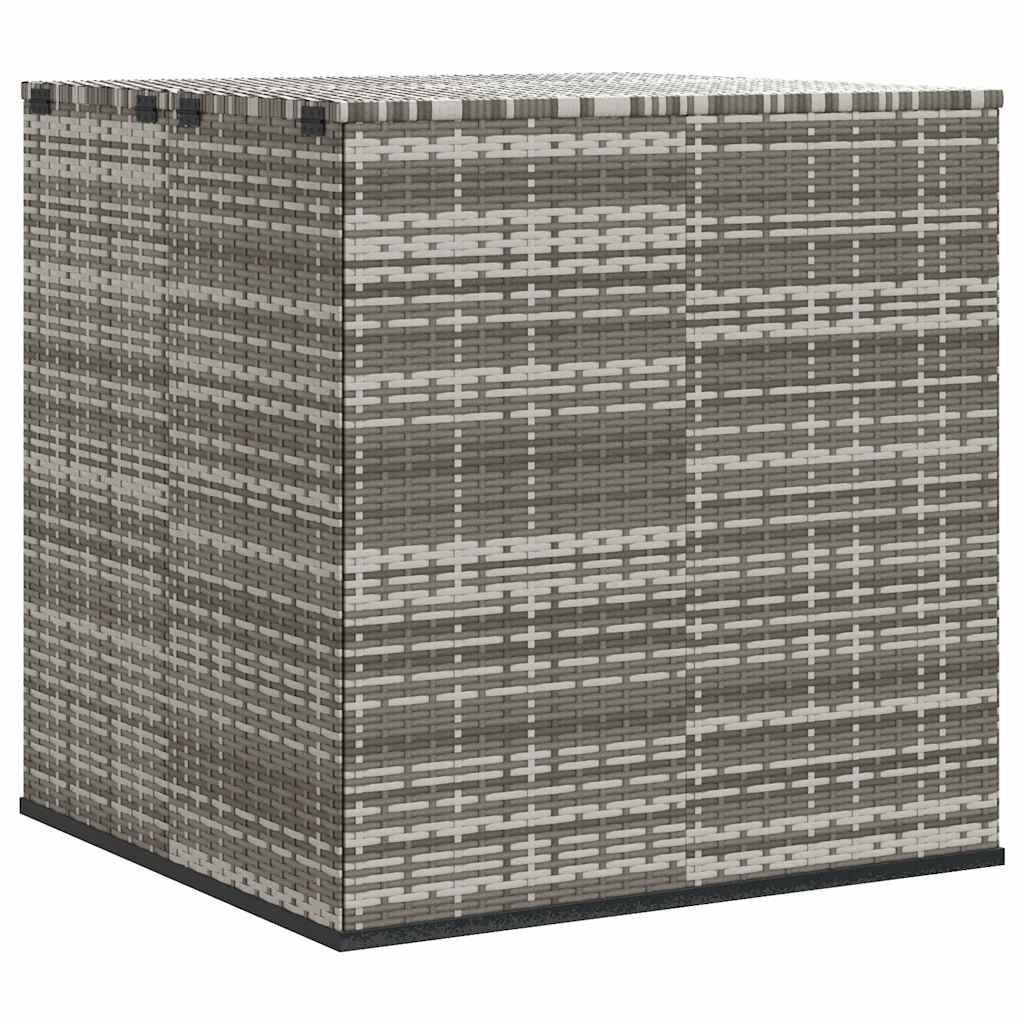 vidaXL Tuinbox 100x97,5x104 cm polyetheen rattan grijs