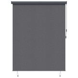 vidaXL Rolgordijn Antracietkleurig 220 x 250 cm Stof en Aluminium