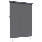 vidaXL Rolgordijn Antracietkleurig 220 x 250 cm Stof en Aluminium