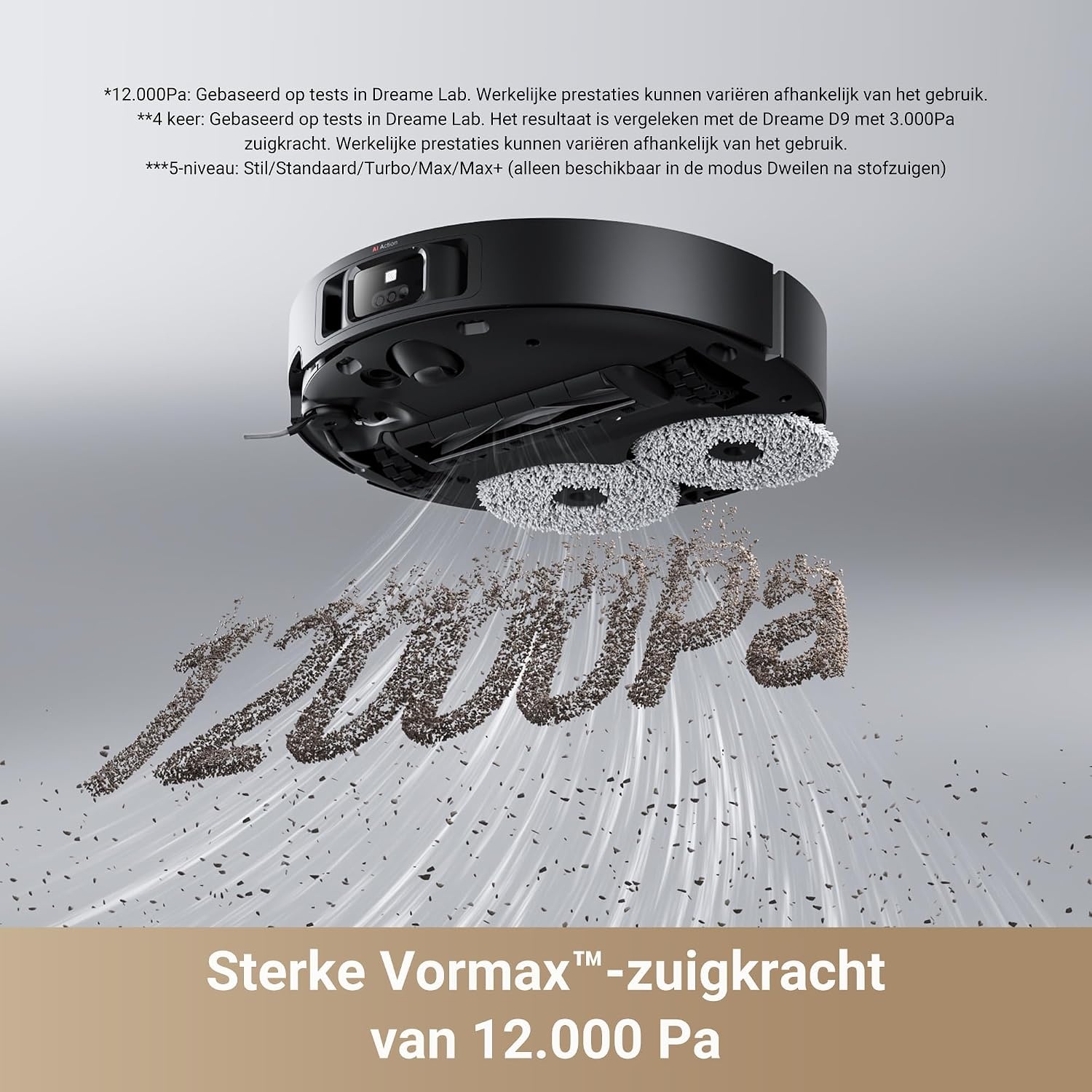 DREAME X40 Master robotstofzuiger met 28 cm compact basisstation