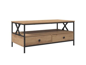 vidaXL Salontafel artisanaal eikenkleurig 100 x 51 x 45 cm