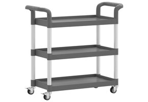 Grijze Trolley met 3 Laags Aluminium Frame (34% Korting)