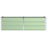 vidaXL Plantenbak Groen 160 x 40 x 45 cm Staal