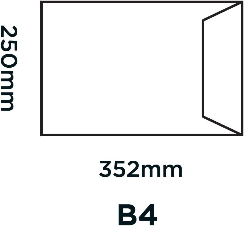 Blake Puur verpakking 352 x 250 mm All Board Envelope Mailers (PPA15-RS) Wit - Pack van 100 - Maat 352 x 250 mm