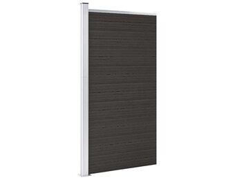 vidaXL Schuttingpaneel 95x186 cm HKC zwart