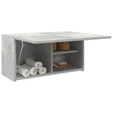 vidaXL Badkamerwandkast 60x25x30 cm bewerkt hout betongrijs