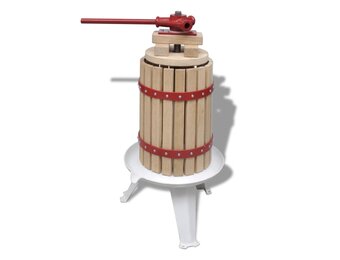 vidaXL Fruit- en wijnpers 6 L