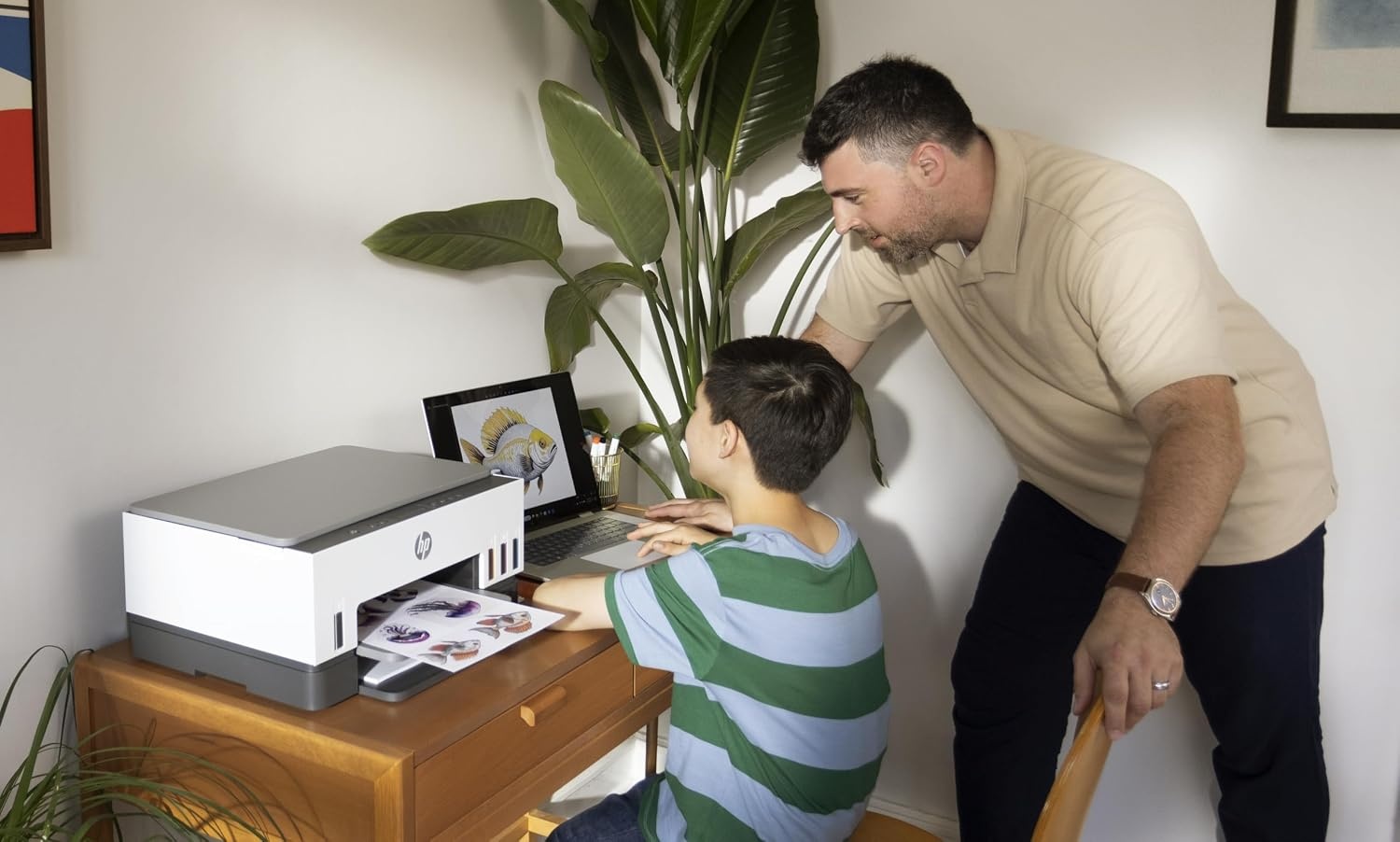 HP Smart Tank 670 Wireless All-in-One kleurenprinter, kopieerapparaat, scanner
