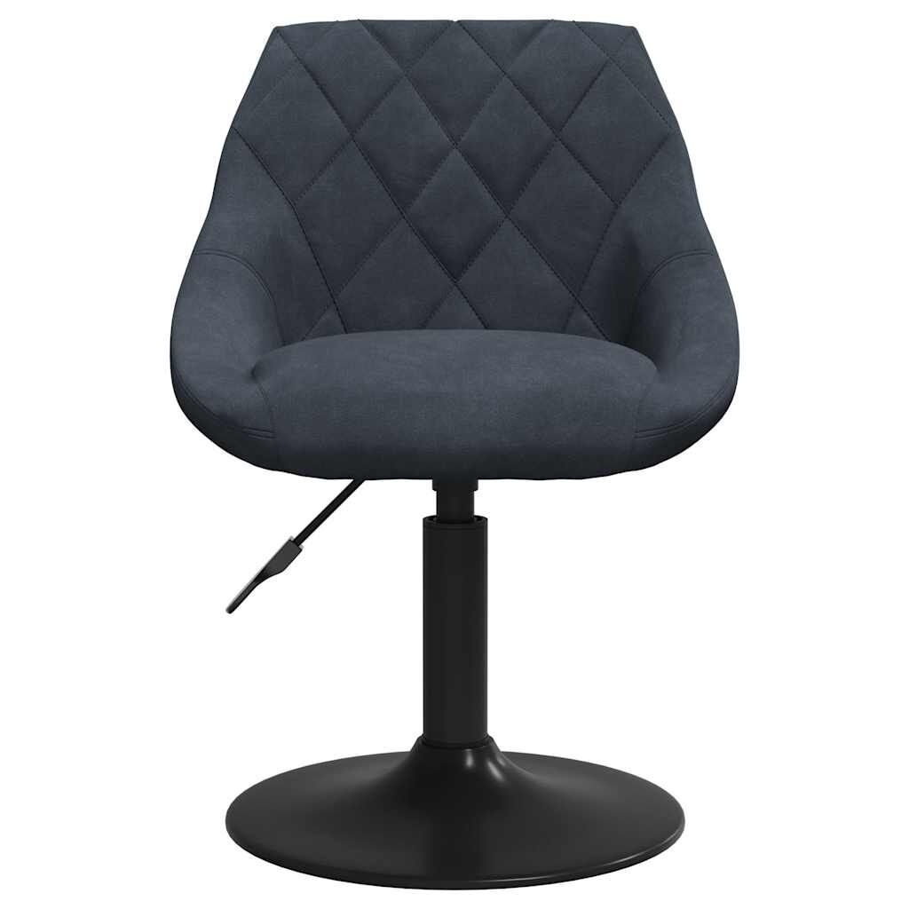 vidaXL Barkruk fluweel donkergrijs