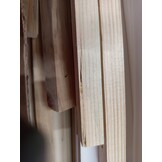 vidaXL Bedframe massief grenenhout wit 140x200 cm