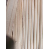 vidaXL Bedframe massief grenenhout wit 140x200 cm