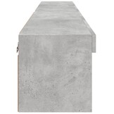 vidaXL Tv-meubels met LED-verlichting 2 st 80x30x30 cm betongrijs