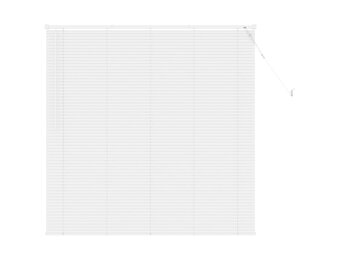 vidaXL Venetiaanse jaloezie Wit 150 x 130 cm 25 mm PVC