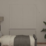 vidaXL Venetiaanse jaloezie Wit 150 x 130 cm 25 mm PVC
