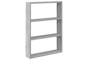 vidaXL Wandschap Grijs Sonoma Eikenhout 43x9x60 cm - 31% Korting