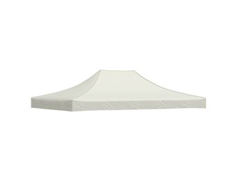 vidaXL Partytentdak 270 g/m² 4,5x3 m crèmekleurig