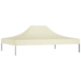 vidaXL Partytentdak 270 g/m² 4,5x3 m crèmekleurig