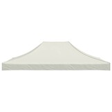 vidaXL Partytentdak 270 g/m² 4,5x3 m crèmekleurig