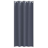 vidaXL Zwart-out Gordijnen met Ringen 2 st Antraciet 260 x 140 cm