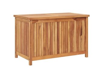 vidaXL Opbergbox 90x50x58 cm massief teakhout