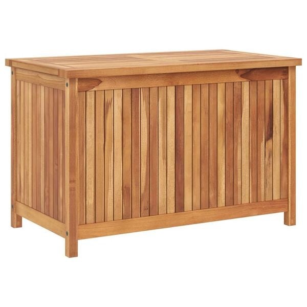 vidaXL Opbergbox 90x50x58 cm massief teakhout