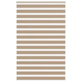 vidaXL Zebra Blind 150x200 cm stofbreedte 145,9 cm polyester zandbruin