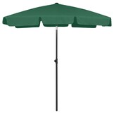vidaXL Strandparasol 180x120 cm groen