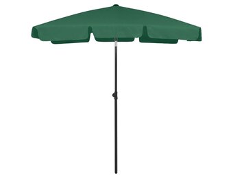 vidaXL Strandparasol 180x120 cm groen