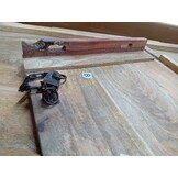 vidaXL Salontafel 70x70x40 cm ruw mangohout