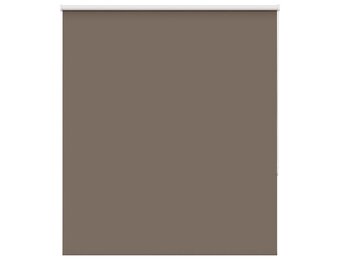 vidaXL Rolgordijn verduisterend koffie 135x175 cm stofbreedte 131,6 cm