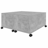 vidaXL Salontafel 75x75x38 cm bewerkt hout betongrijs