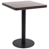 vidaXL Bistrotafel 60x60 cm MDF donkerbruin