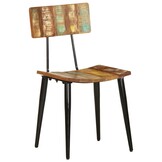 vidaXL Eetkamerstoelen Massief Gerecycled Hout Bruin (2 stuks) - 54% Korting