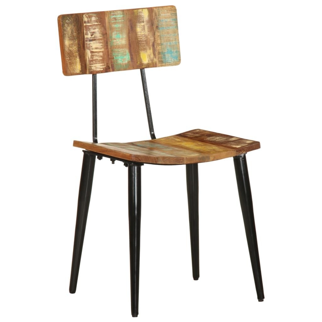 vidaXL Eetkamerstoelen Massief Gerecycled Hout Bruin (2 stuks) - 54% Korting