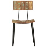 vidaXL Eetkamerstoelen Massief Gerecycled Hout Bruin (2 stuks) - 54% Korting
