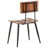 vidaXL Eetkamerstoelen Massief Gerecycled Hout Bruin (2 stuks) - 54% Korting